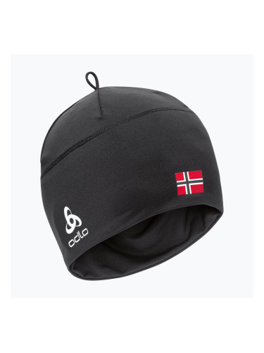 Зимна шапка ODLO Polyknit Fan Warm black/Norwegian flag