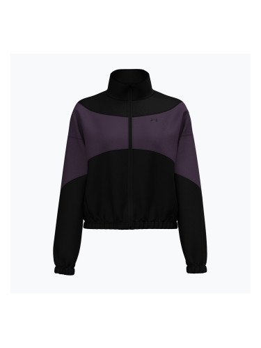 Дамско тренировъчно яке Under Armour Rival Woven black/purple echo/black