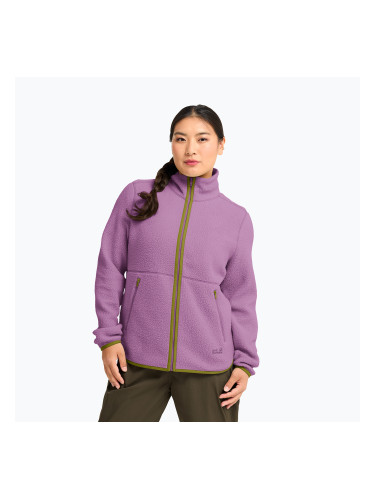 Дамски поларен суитшърт Jack Wolfskin Lite Curl Full Zip vivid orchid