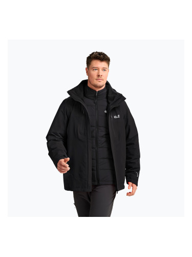 Мъжко яке 3-в-1 Jack Wolfskin Jasper Pro 3IN1 black