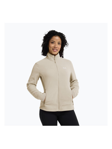 Дамски поларен суитшърт Jack Wolfskin Taunus 100 Full Zip oyster