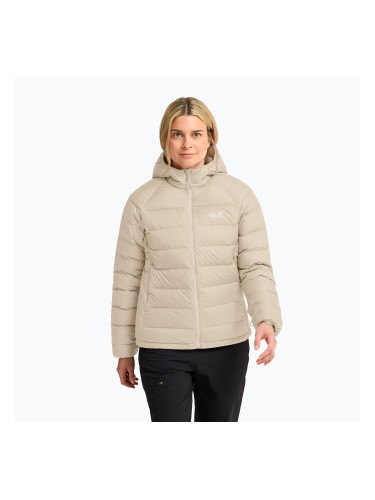 Дамско пухено яке Jack Wolfskin Wild Pass Down Hoody Rds oyster