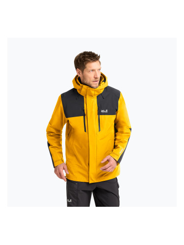Мъжко яке за дъжд Jack Wolfskin Jasper Pro 2L burly yellow jw