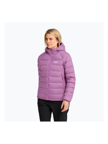 Дамско пухено яке Jack Wolfskin Wild Pass Down Hoody Rds vivid orchid