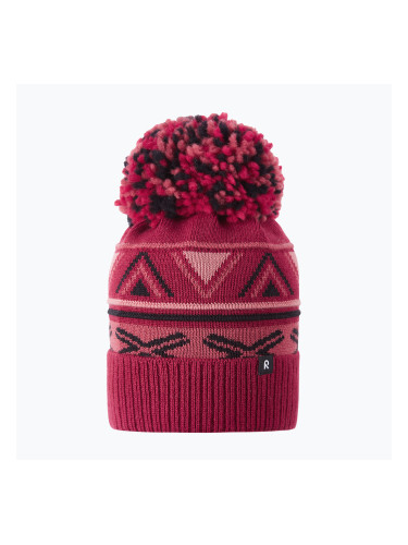 Детска зимна шапка Reima Kirjoen cranberry