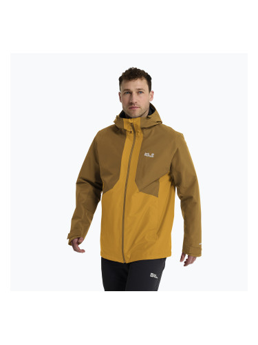 Мъжко яке 3-в-1 Jack Wolfskin Stonetrail 3In1 burly yellow jw