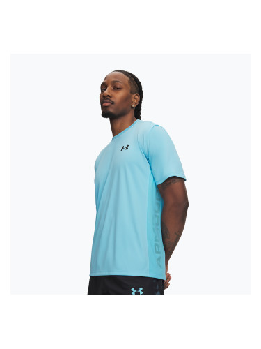 Мъжка тренировъчна тениска Under Armour Tech Utility SS fresco blue/black