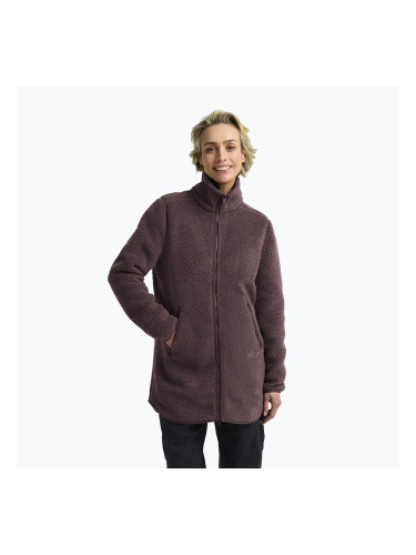 Дамски поларен суитшърт Jack Wolfskin High Curl Coat sheer plum