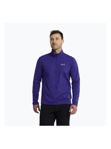 Мъжки поларен суитшърт Jack Wolfskin Trail Half Zip glow ink