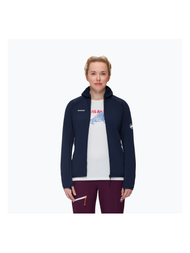 Дамски суитшърт за трекинг Mammut Aconcagua ML Hooded Jacket Women marine