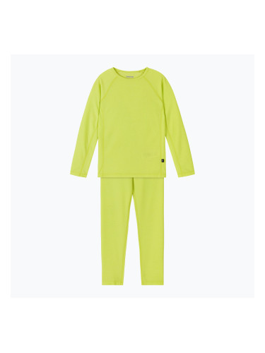 Комплект термобельо за деца Reima Lani bright lime