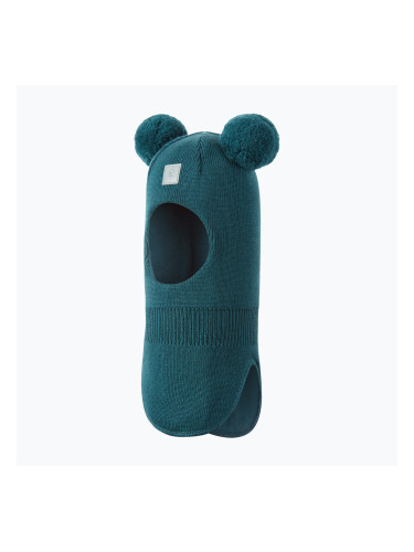 Детска шапка маска Reima Vekkuli dark teal