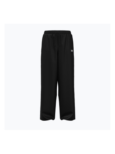Детски панталони Under Armour G Icon Woven Open Leg Pant black/black/white