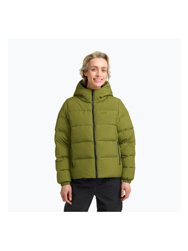 Дамско пухено палто Jack Wolfskin Frozen Palace khaki green