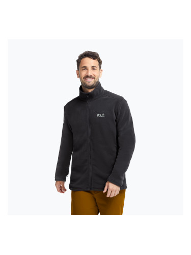 Мъжки поларен суитшърт Jack Wolfskin Taunus 200 Full Zip black