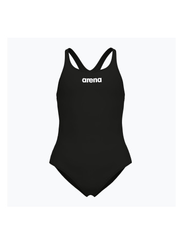 Детски цял бански костюм arena Team Swim Pro Solid black/white