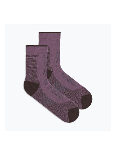 Дамски чорапи Icebreaker Merino Hike+ Ultralight Quarter grey plum/bittersweet
