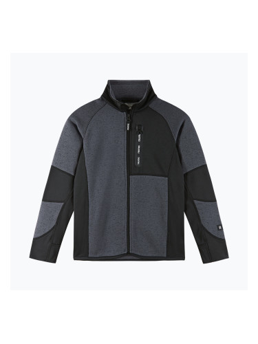 Детски поларен суитшърт Reima Liukuen soft black