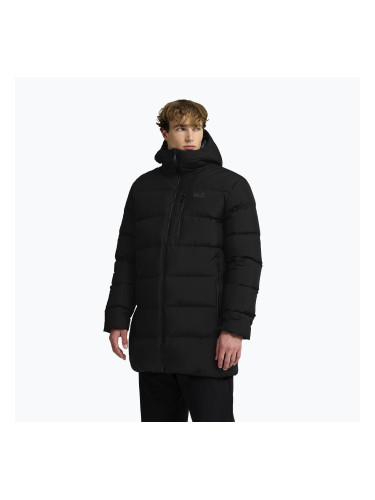 Мъжко пухено палто Jack Wolfskin Coloniu Coat black