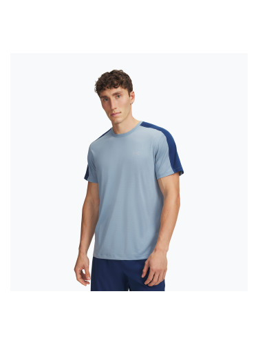 Мъжка тениска за бягане Under Armour Velociti Reflect blue wind/blackout navy/reflective