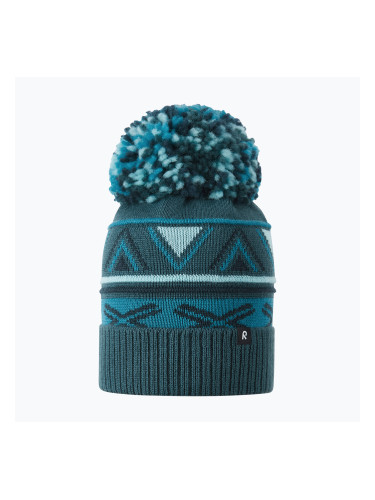 Детска зимна шапка Reima Kirjoen dark teal
