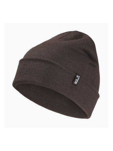 Зимна шапка Jack Wolfskin Rib peat