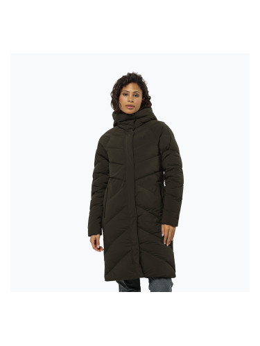 Дамско пухено палто Jack Wolfskin Marienplatz Coat obsidian moss