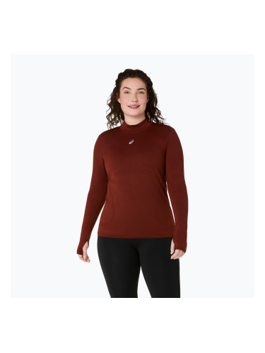 Дамски термоактивен суитшърт ASICS Road Winter Seamless Top singed red