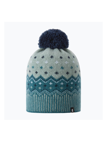 Детска зимна шапка Reima Pohjoinen dark teal