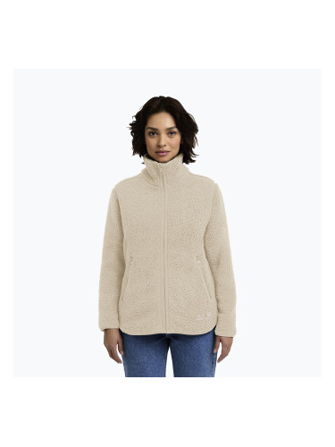 Дамски поларен суитшърт Jack Wolfskin High Curl oyster
