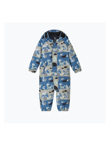Детски скиорски гащеризон Reima Puhuri blue ocean