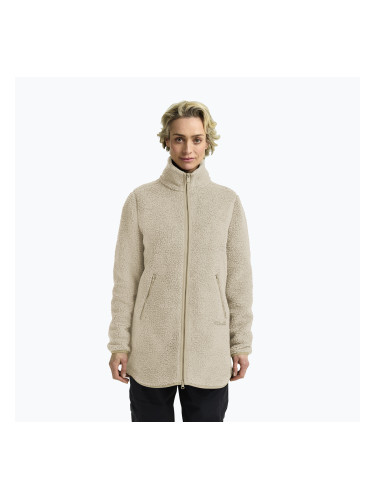 Дамски поларен суитшърт Jack Wolfskin High Curl Coat oyster