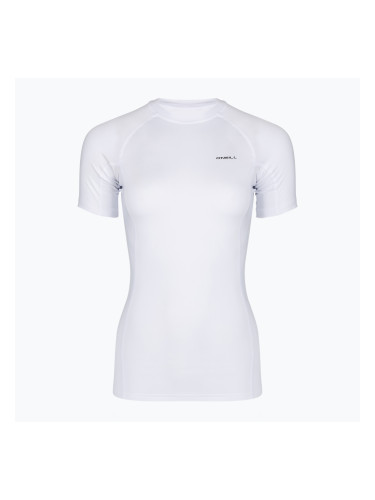 Дамска тениска за плуване O'Neill Basic Skins Rash Guard SS white