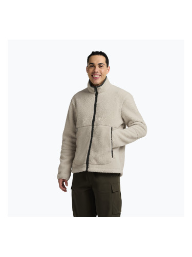 Мъжки поларен суитшърт Jack Wolfskin Stone Lite oyster