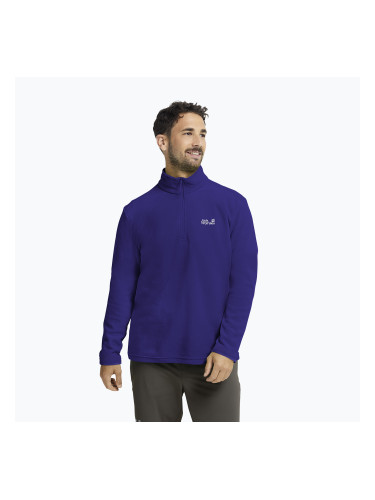 Мъжки поларен суитшърт Jack Wolfskin Taunus 100 Full Zip glow ink