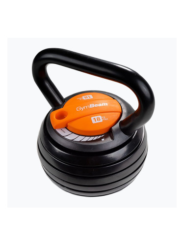 Регулируем кетълбел GymBeam Kettlebell Adjustable 18 kg black