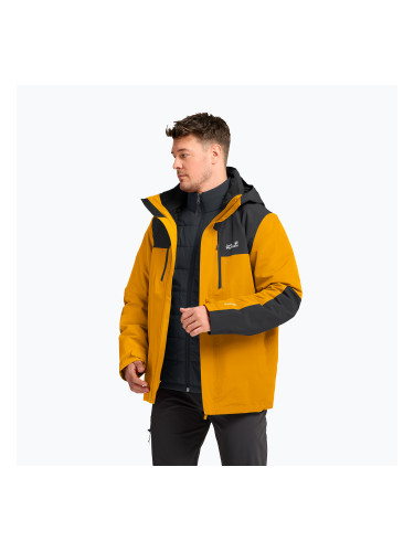 Мъжко яке 3-в-1 Jack Wolfskin Jasper Pro 3IN1 burly yellow jw
