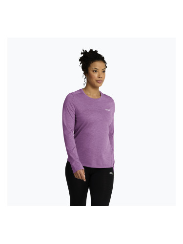 Дамска блуза с дълъг ръкав за  трекинг Jack Wolfskin Trail vivid orchid
