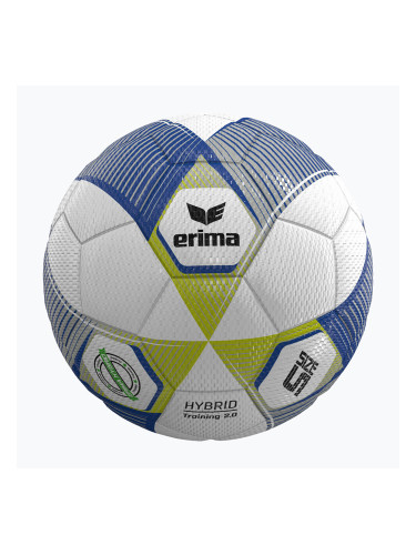 Футболна топка ERIMA Hybrid Training 2.0 size 5 metallic blue/silver/lime