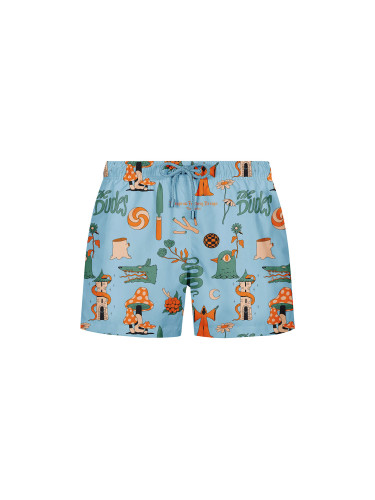 The Dudes European Fantasy Blue Swim Shorts  Мъже - Шорти The Dudes - Многоцветен - 10069462-L - Size: L