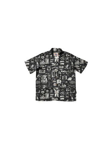 The Dudes Flashy Pattern Hawaiian Shirt Мъже - Риза The Dudes - Черен - 10037462-M - Size: M