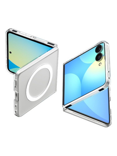 Оригинален кейс Spigen Air Skin MagSafe, За Samsung Galaxy Z Flip8, Прозрачен