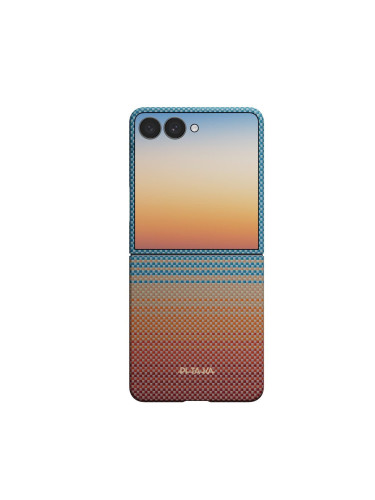 Оригинален кейс Pitaka Edge Case Sunset за Samsung Galaxy Z Flip8, кафяв
