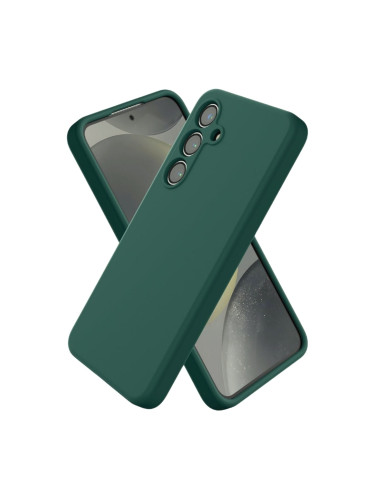 Силиконов кейс iPaky матиран, За Samsung Galaxy S26 FE, Тъмнозелен