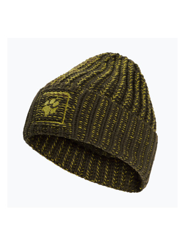 Зимна шапка Jack Wolfskin Badge Beanie obsidian moss