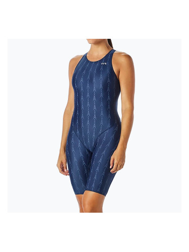 Дамски цял костюм за плуване TYR Fusion 2 Aerofit Shortjohn navy