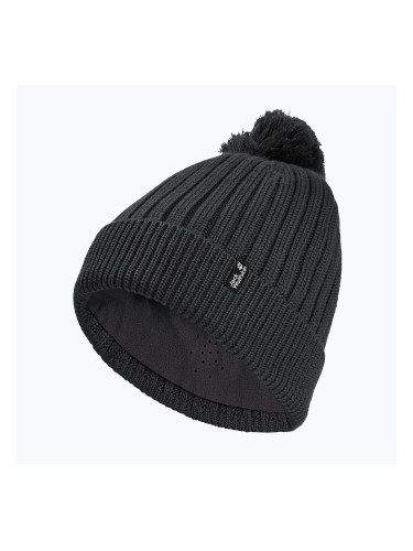 Зимна шапка Jack Wolfskin Pom Pom Beanie phantom