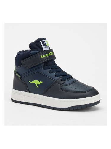 Детски обувки KangaROOS K-CP Bound Mid EV dark navy / lime