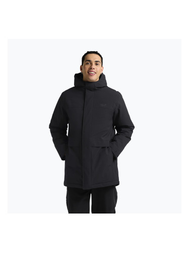 Мъжко ватирано палто Jack Wolfskin Cold Camp Coat black