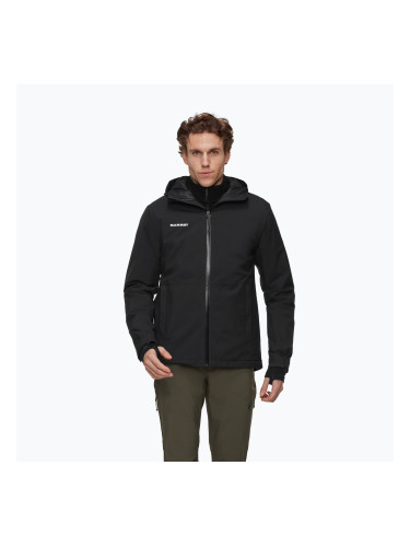 Мъжко яке за дъжд Mammut Linard HS Thermo Hooded Jacket Men black